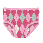 Flamingo Argyle Girl's Underwear - Select Size