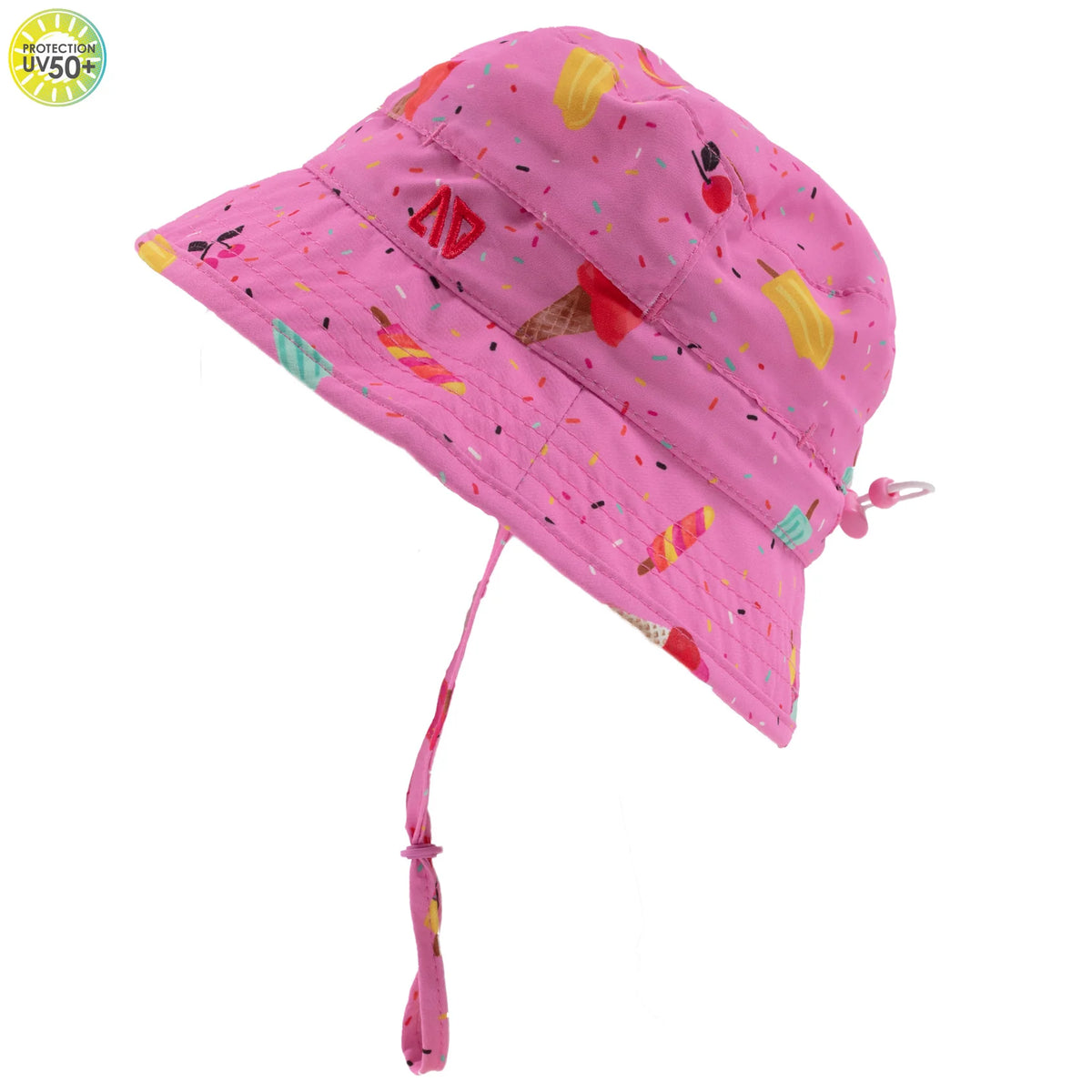 Pink Embroidered DPMNM USVI Bucket Hat main image 0