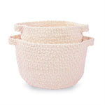 Pink Chenille Basket - Choose Size