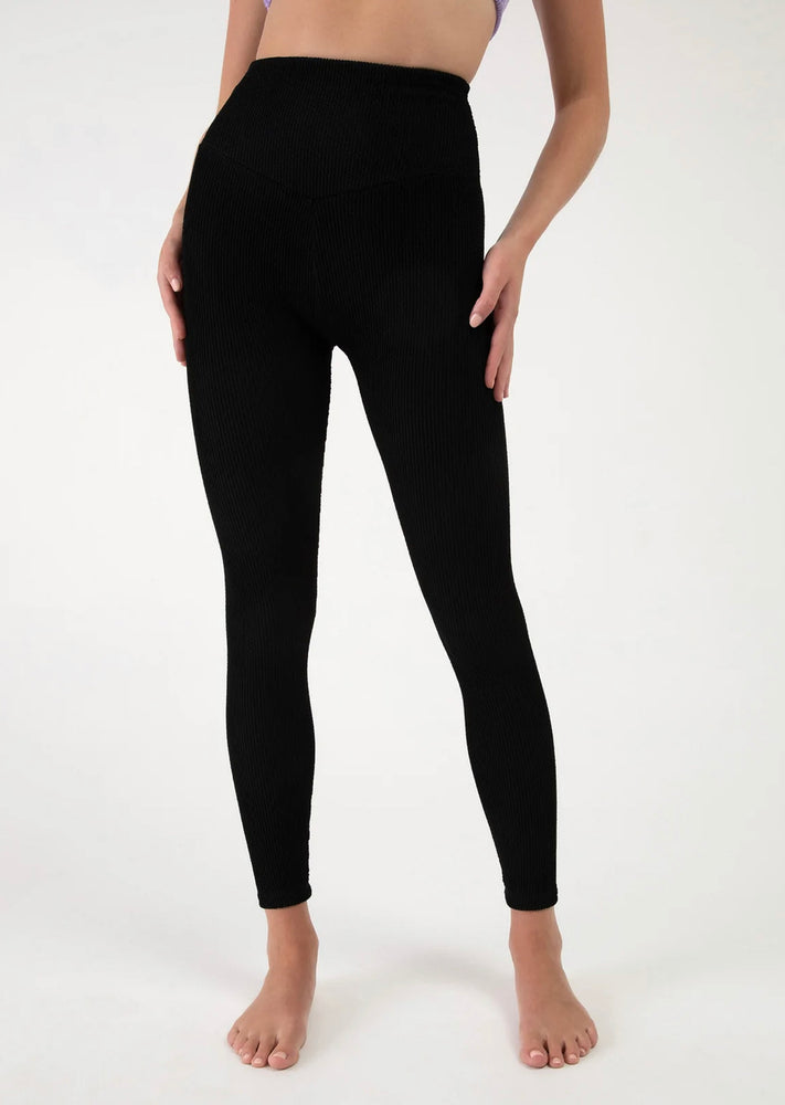 TBP223 - Ladies Graphite Crinkle Full Length Leggings - Select Size