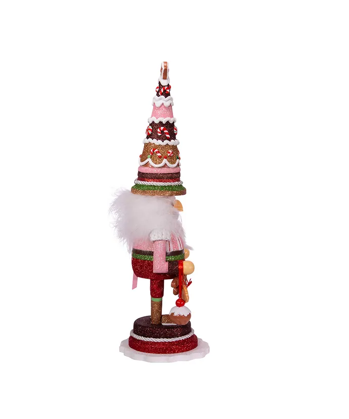 17.5" Hollywood Nutcrackers™ Gingerbread Tree Hat Nutcracker  - Kurt Adler