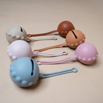 Silicone Paci Holder Pouch - Select Color