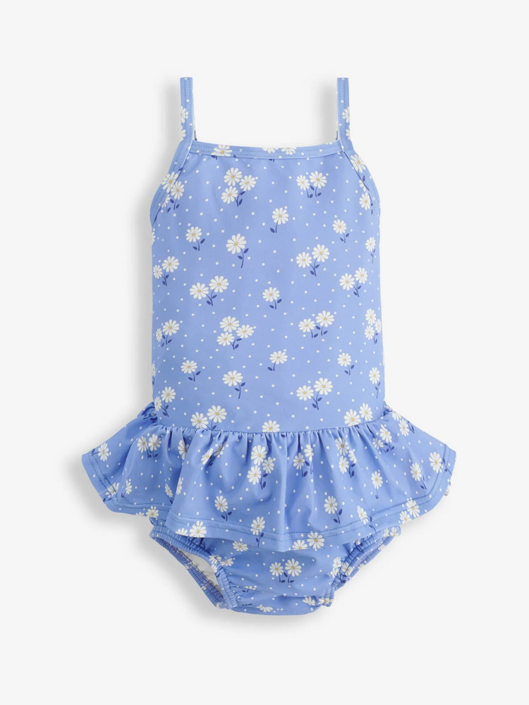 Daisy Blue  Swimsuit with Diaper - Select Size