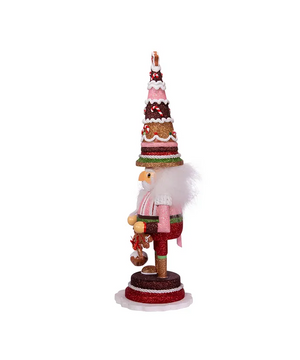 17.5" Hollywood Nutcrackers™ Gingerbread Tree Hat Nutcracker  - Kurt Adler