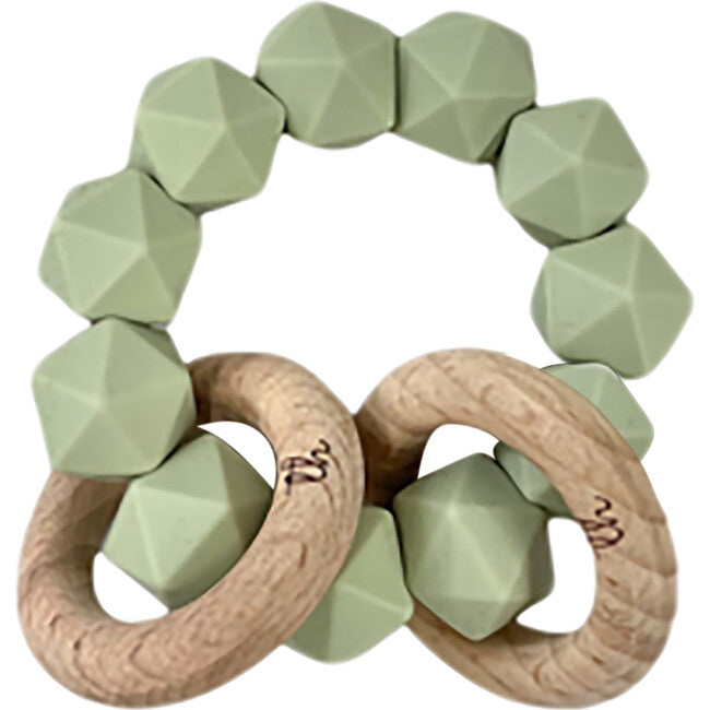 Abby Teething Rattle - Select Color