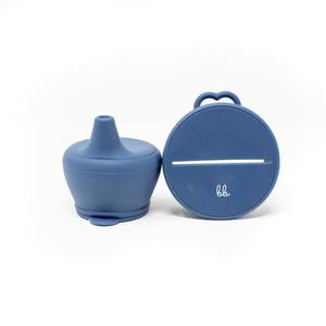 Baby Bar & Co Silicone Snack & Sippy Cup Lid Set - Select Color