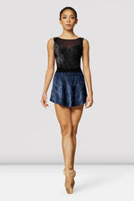 R1031 - Ladies Odilia Velvet Skirt (Shadow) - Select Size