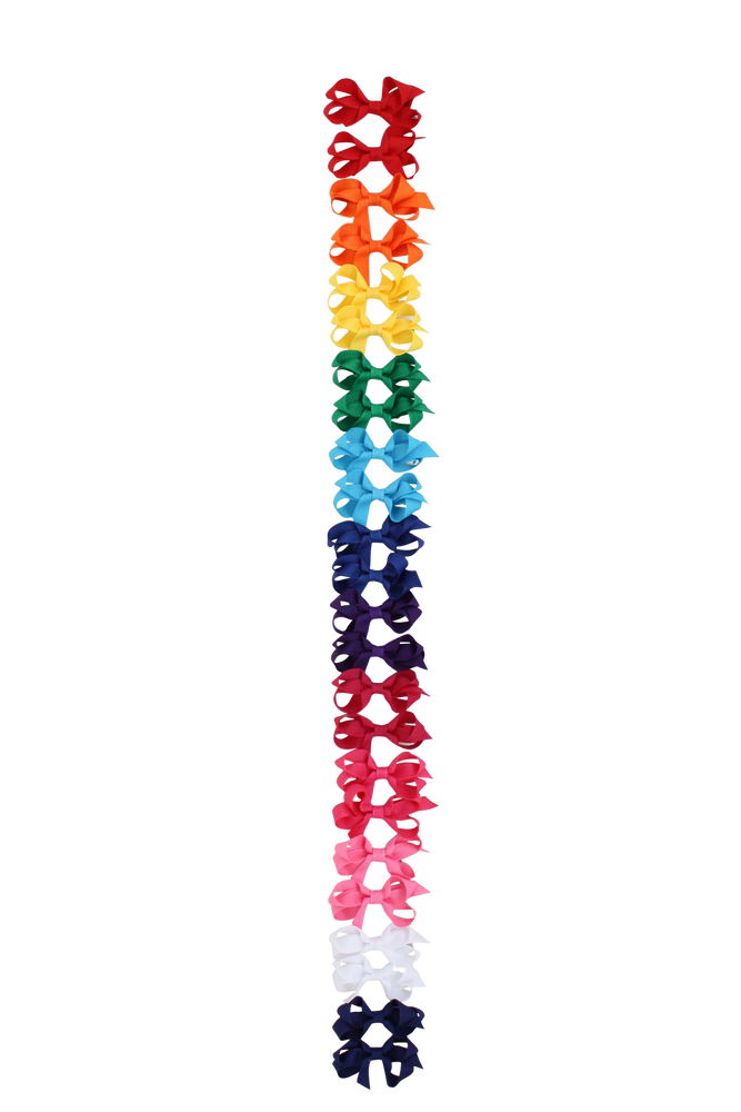 Infant 2” Basic Bright Grosgrain Bows - Select Color