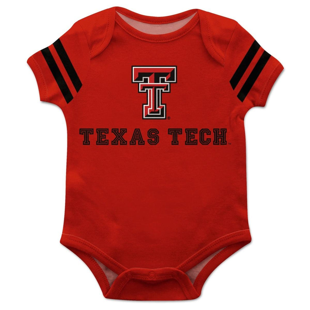Texas Tech Onesie w/Stripes - Select Size