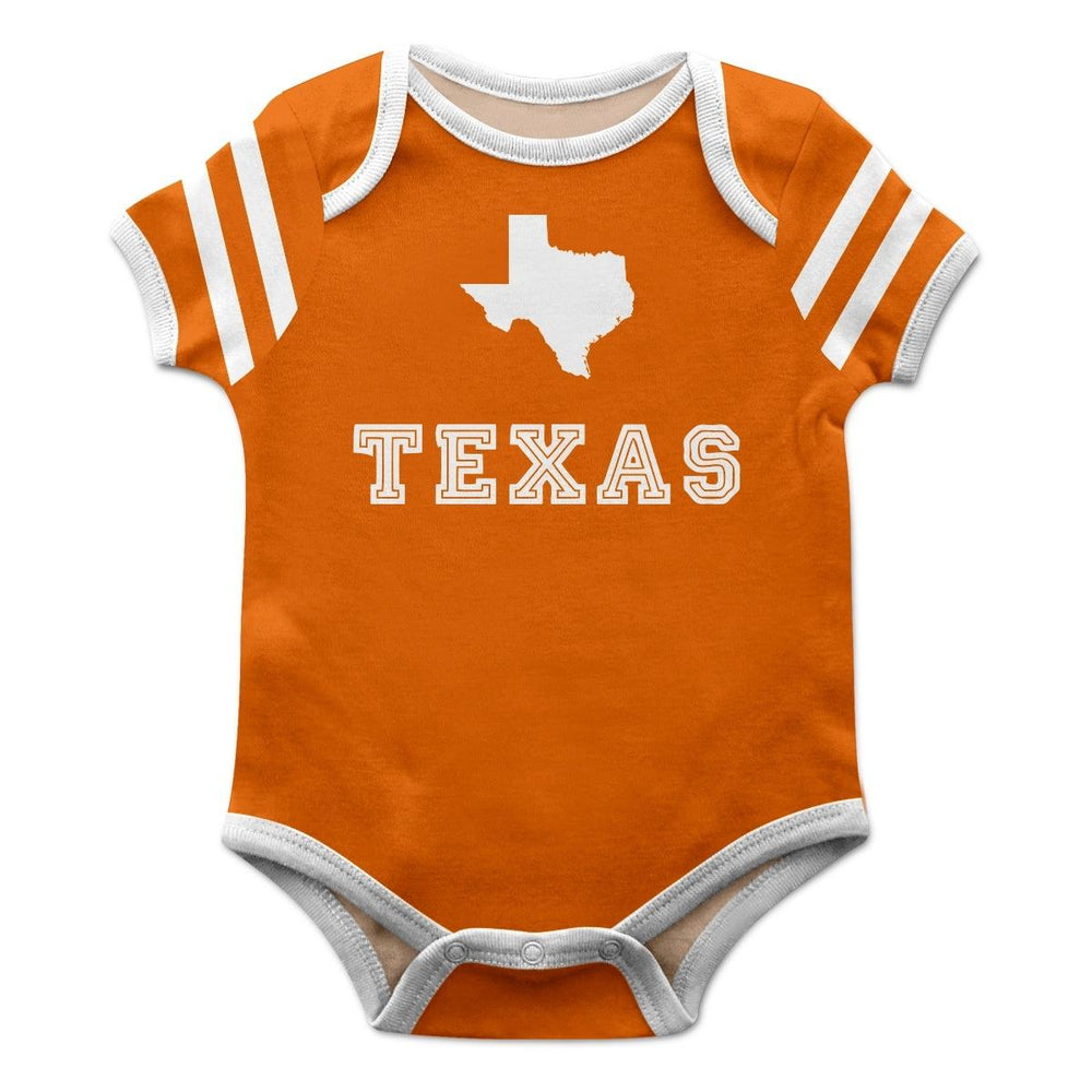 Texas Rust Onesie w/Stripes - Select Size