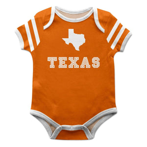 Texas Rust Onesie w/Stripes - Select Size