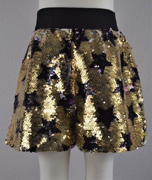 Gold Sequin Short