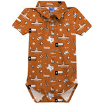 Austin Texas Gameday Polo Onesie - Select Size