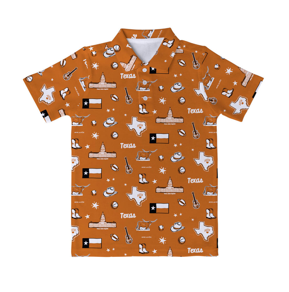 Austin Texas Short Sleeve Polo - Select Size