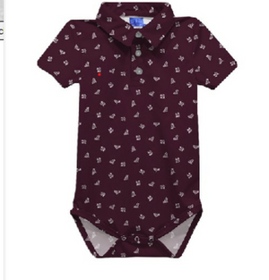 Texas A&M Logo Polo Onesie - Select Size