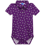 TCU Repeat Polo Onesie - Select Size