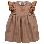 Texas Gingham Ruffle Dress - Select Size