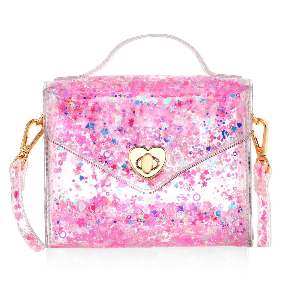 Gussi - Pink Sparkle Handbag