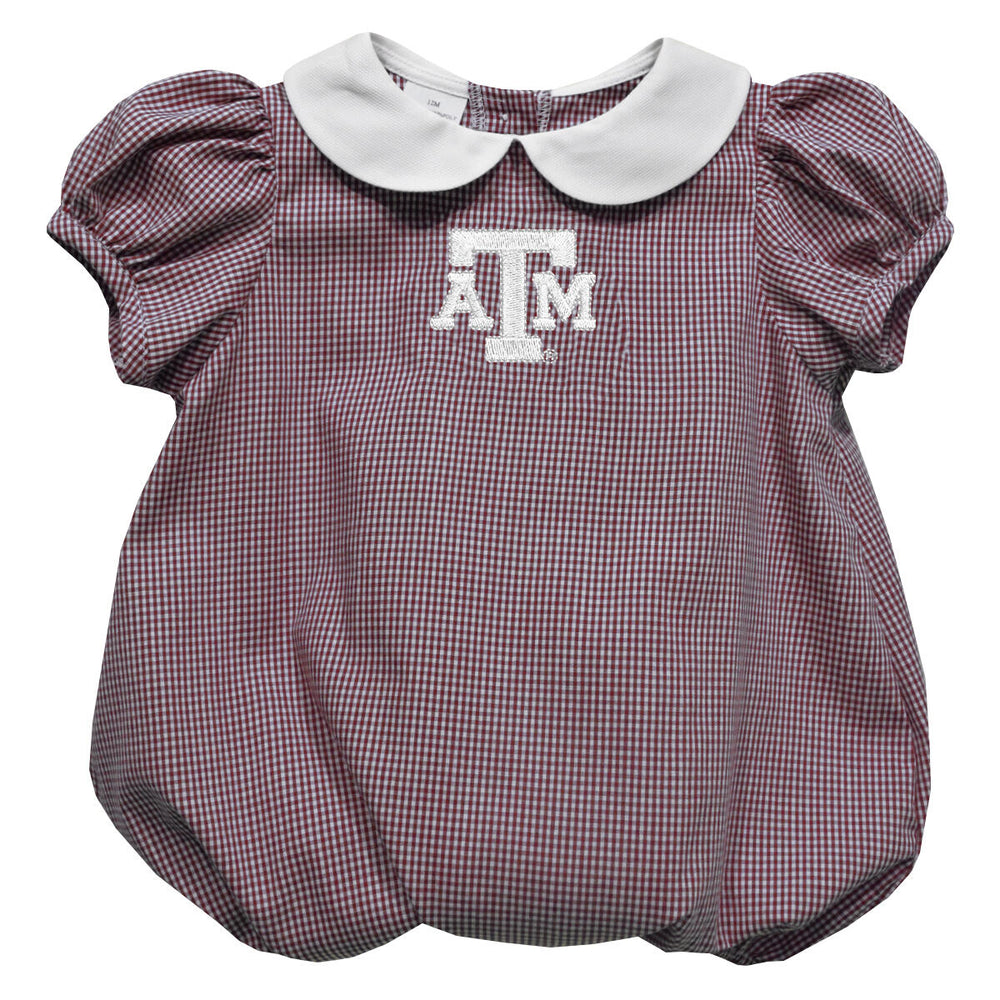 Texas A&M Gingham Bubble - Select Size