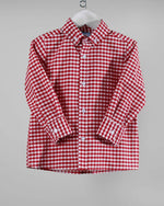 Red Check Michael Oxford Shirt - select size