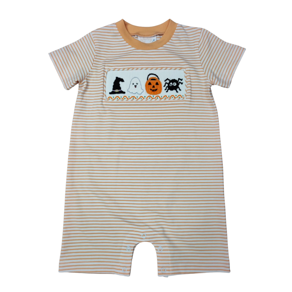 Tricks & Treats Smocked Romper - Select Size