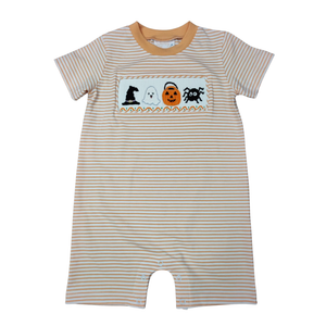 Tricks & Treats Smocked Romper - Select Size