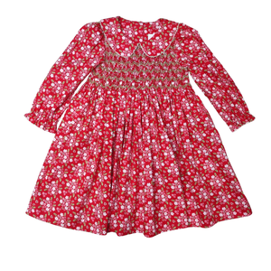 Cassie Floral Smocked Dress - Select Size