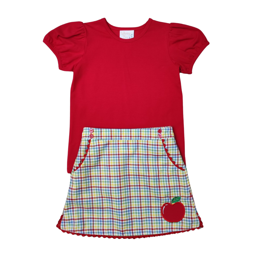 School Days Plaid Harper Skirt Set - Select Size
