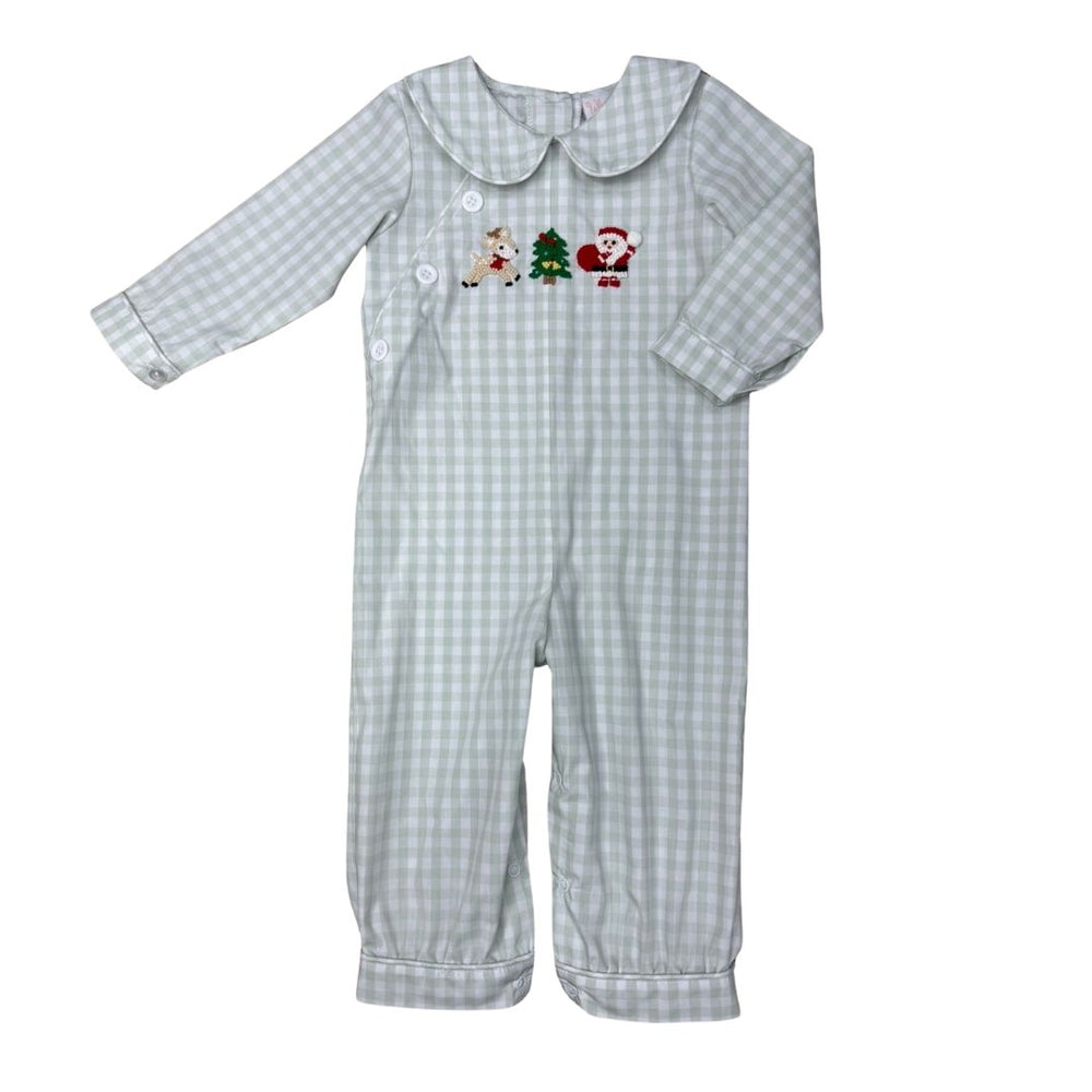 Christmas Crew Collared Romper - Select Size