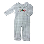 Christmas Crew Collared Romper - Select Size