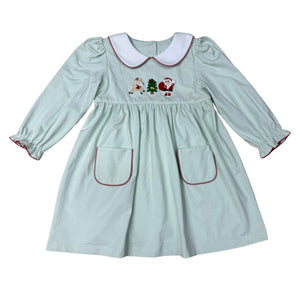 Christmas Crew Collared Dress - Select Size