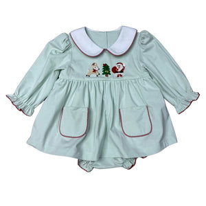 Christmas Crew Collared Skirted Bubble - Select Size