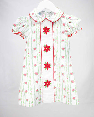 Christmas Flowers Ivy Dress - Select Size