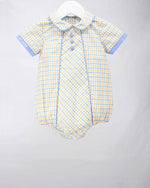 Pumpkins Fall Plaid Garden Bubble - Select Size