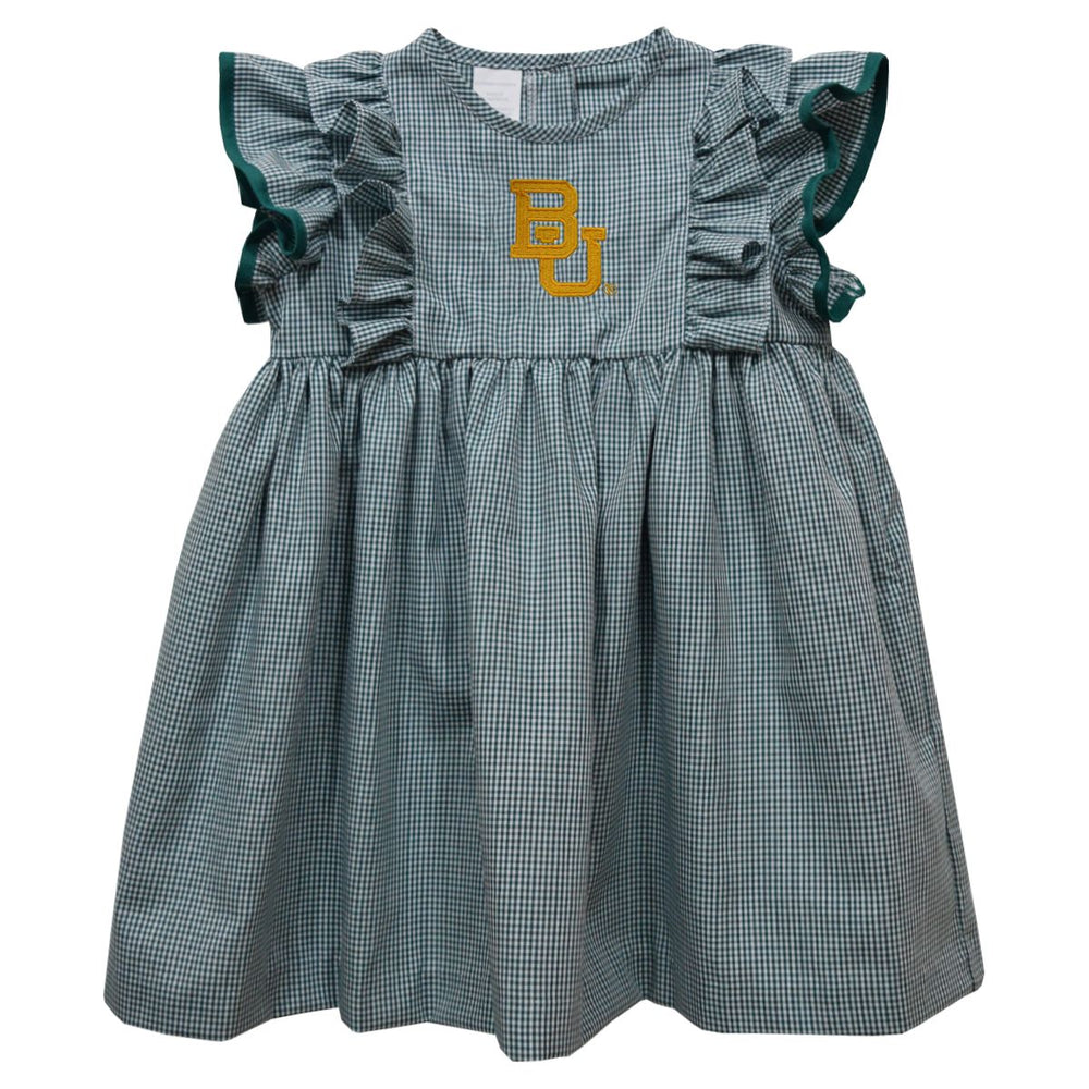 Baylor Gingham Ruffle Dress - Select Size