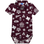 Texas A&M Gameday Polo Onesie - Select Size