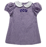TCU Gingham A-Line Dress - Select Size