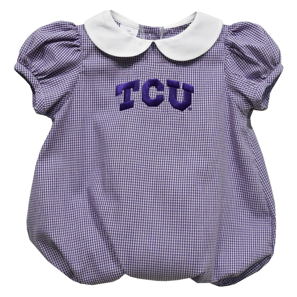 TCU Gingham Bubble - Select Size