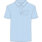 Miles Performance Golf Print Polo - Select Size