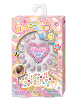 Groovy Flower Dazzle Nails & Spiral Hair Tie/Bracelet