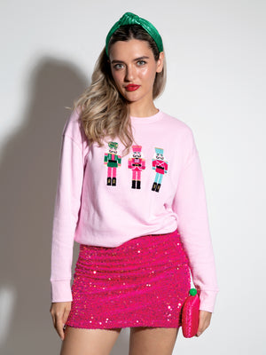 Nutcracker Blush Classic Sweatshirt - Select Size