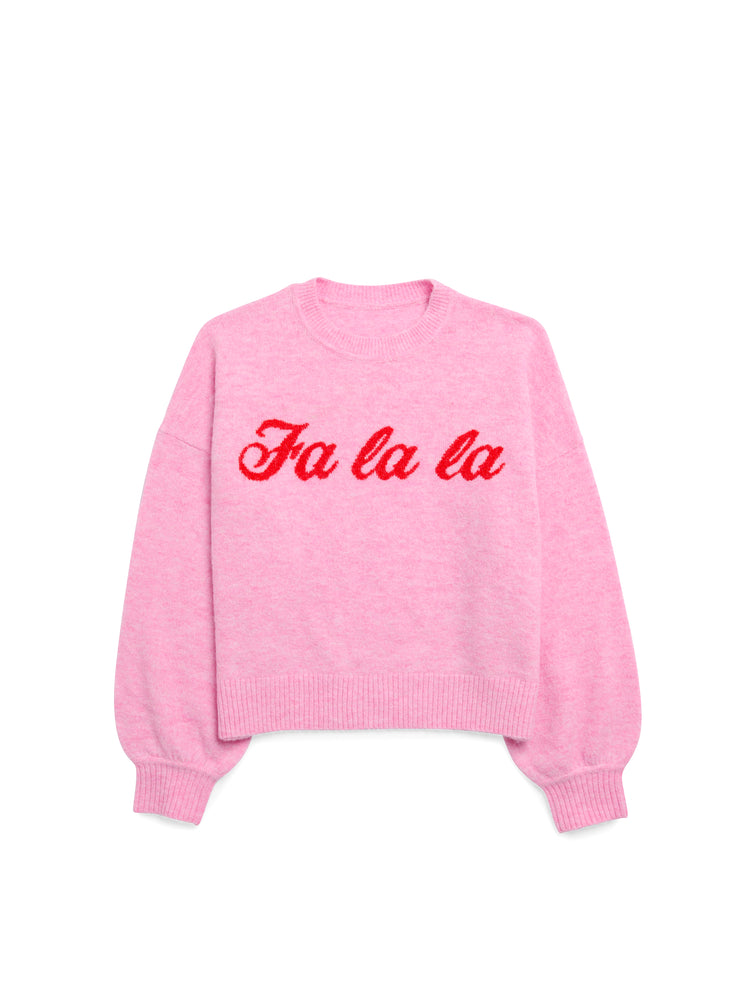 Fa La La Bubblegum Sweater - Select Size