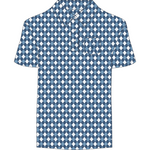 Miles Performance Argyle Print Polo - Select Size
