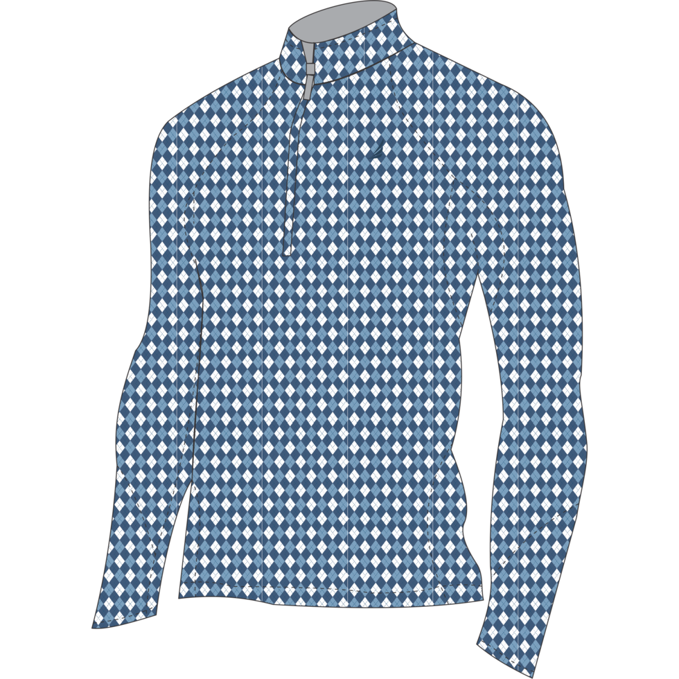 Levi Argyle 1/4 Zip - Select Size