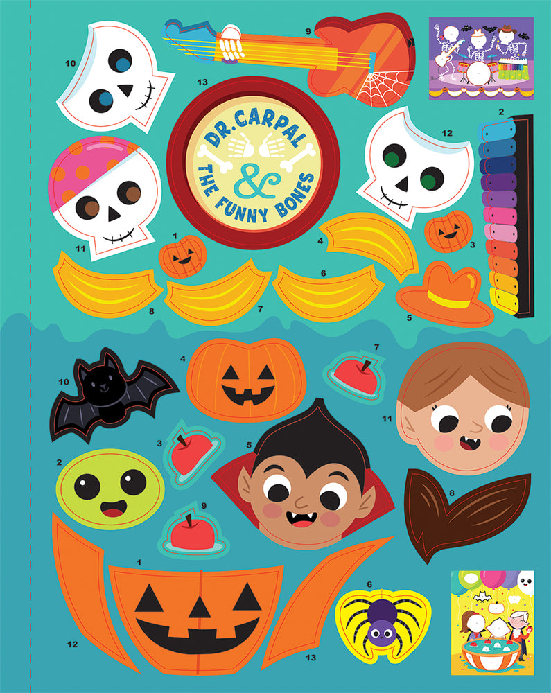 My Very First Sticker by Number Halloween