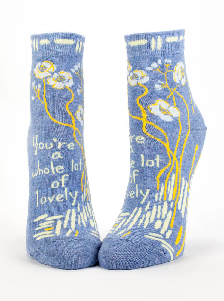 You're A Whole Lotta Lovely - Women's Ankle Socks