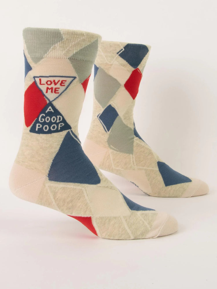 Love Me A Good Poop - Men's Crew Socks