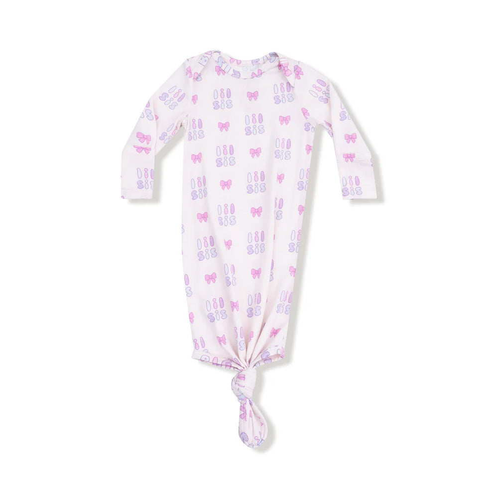 Lil Sis Knotted Baby Gown