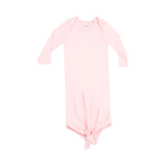 Solid Tickled Pink Knotted Gown - Select Size