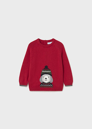 Red Puppy Boy's Sweater - Select Size